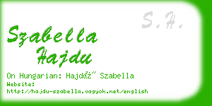 szabella hajdu business card